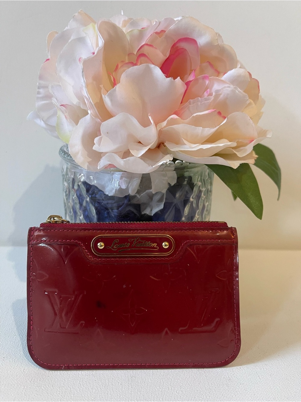 Louis Vuitton Red Vernis Key Cles